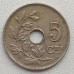Бельгия 5 сантимов 1914 Belgie
