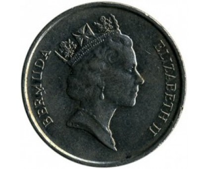 Бермуды 25 центов 1986-1998