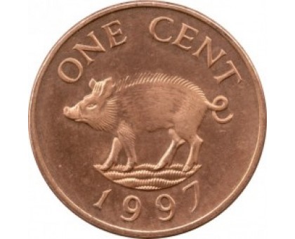 Бермуды 1 цент 1991-1998