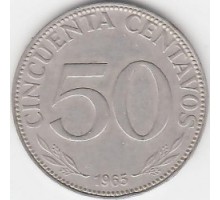 Боливия 50 сентаво 1965-1980