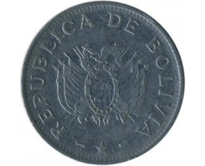 Боливия 1 боливиано 1987-2008