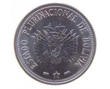 Боливия 20 сентаво 2010-2012