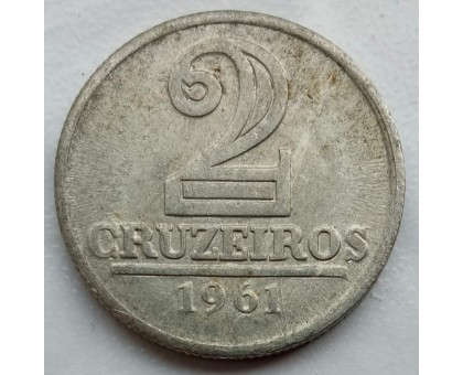 Бразилия 2 крузейро 1957-1961