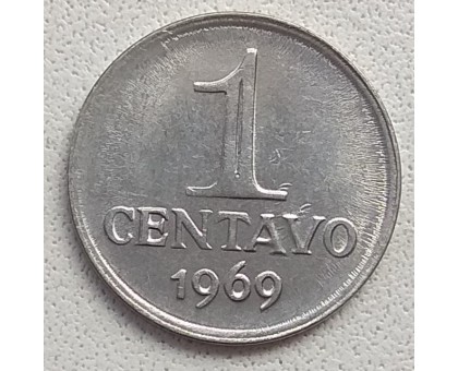 Бразилия 1 сентаво 1967-1975
