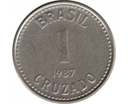 Бразилия 1 крузадо 1986-1988