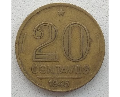 Бразилия 20 сентаво 1943-1948