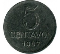 Бразилия 5 сентаво 1967