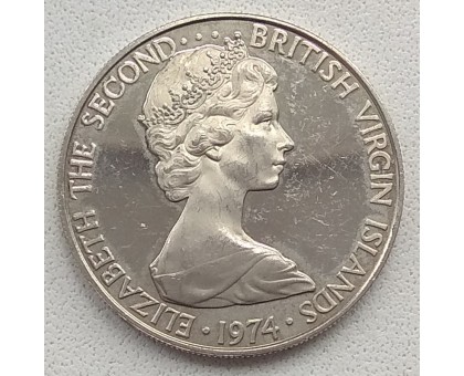 Британские Виргинские острова 25 центов 1973-1984