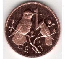 Британские Виргинские острова 1 цент 1973-1984