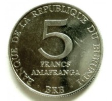 Бурунди 5 франков 1976 - 1980