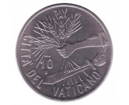 Ватикан 10 лир 1984