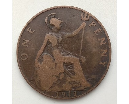 Великобритания 1 пенни 1911