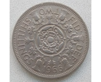 Великобритания 2 шиллинга 1966