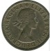 Великобритания 1/2 кроны 1957
