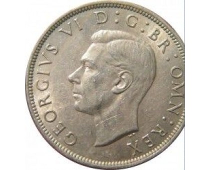 Великобритания 1/2 кроны 1949