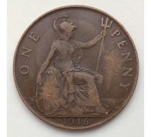 Великобритания 1 пенни 1916