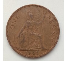 Великобритания 1 пенни 1963