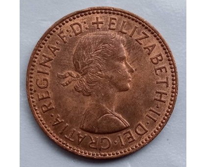 Великобритания 1/2 пенни 1965