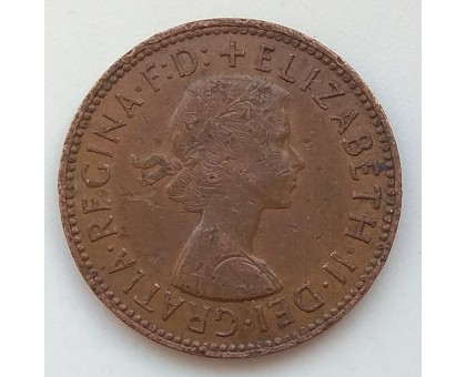 Великобритания 1/2 пенни 1962