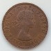 Великобритания 1/2 пенни 1962