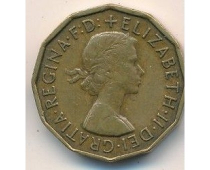 Великобритания 3 пенса 1959