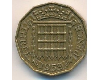 Великобритания 3 пенса 1959