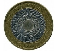 Великобритания 2 фунта 1998-2015