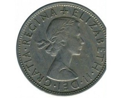 Великобритания 1/2 кроны 1956