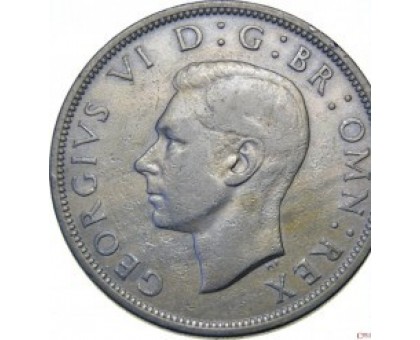 Великобритания 1/2 кроны 1948