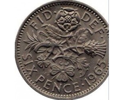 Великобритания 6 пенсов 1965