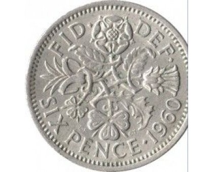 Великобритания 6 пенсов 1960
