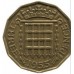 Великобритания 3 пенса 1955