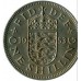 Великобритания 1 шиллинг 1953 Английский герб