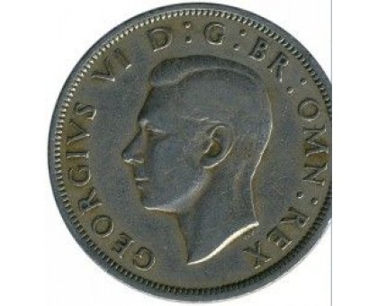 Великобритания 1/2 кроны 1947