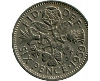 Великобритания 6 пенсов 1959