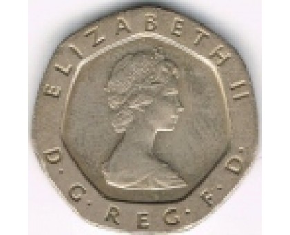 Великобритания 20 пенсов 1982-1984