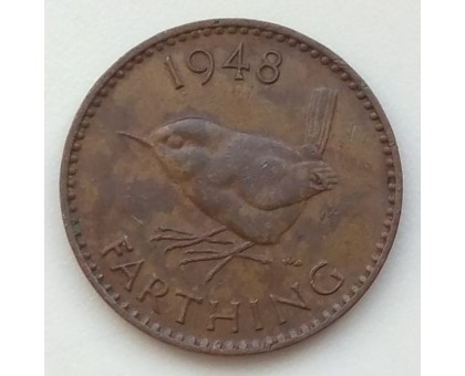 Великобритания 1 фартинг 1948