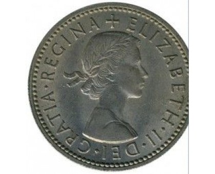 Великобритания 1 шиллинг 1958 Английский герб