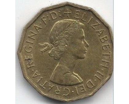 Великобритания 3 пенса 1961
