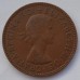 Великобритания 1/2 пенни 1958