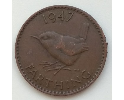 Великобритания 1 фартинг 1947