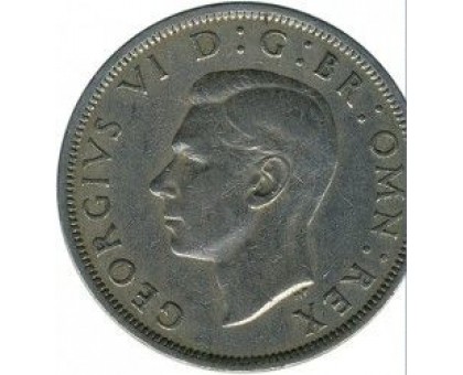 Великобритания 1/2 кроны 1950