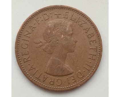 Великобритания 1 пенни 1966