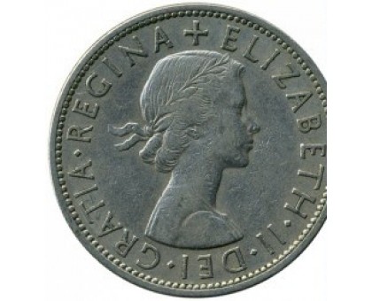 Великобритания 1/2 кроны 1955