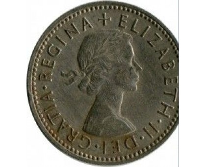 Великобритания 1 шиллинг 1957 Английский герб