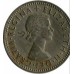 Великобритания 1 шиллинг 1957 Английский герб