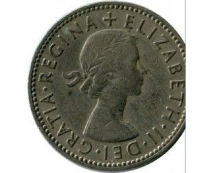Великобритания 1 шиллинг 1956 Шотландский герб