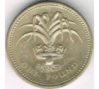 Великобритания 1 фунт 1985-1990