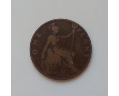 Великобритания 1 пенни 1902
