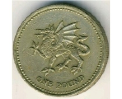 Великобритания 1 фунт 1995